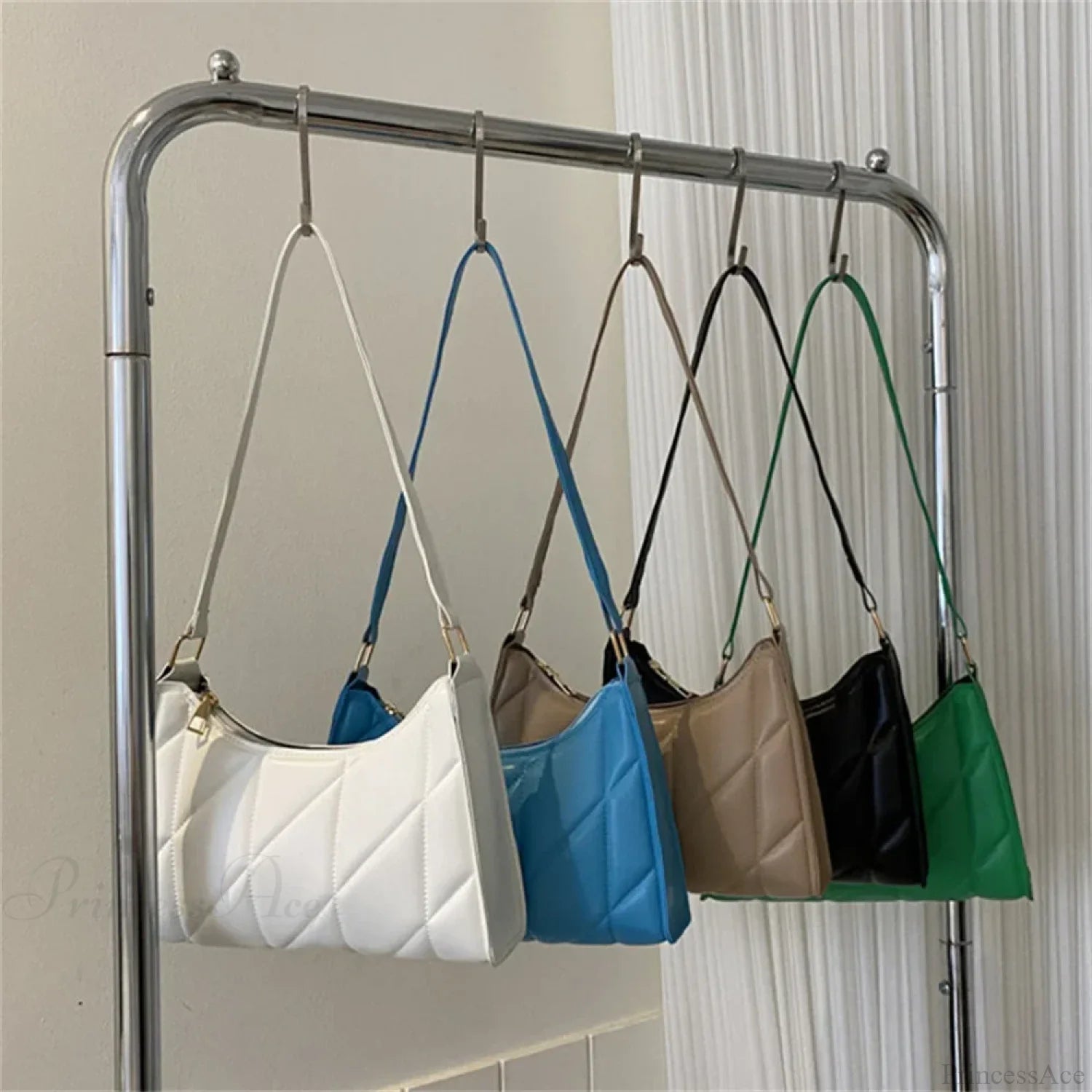 Solid Color PU Leather Underarm Crossbody crossbody-250126