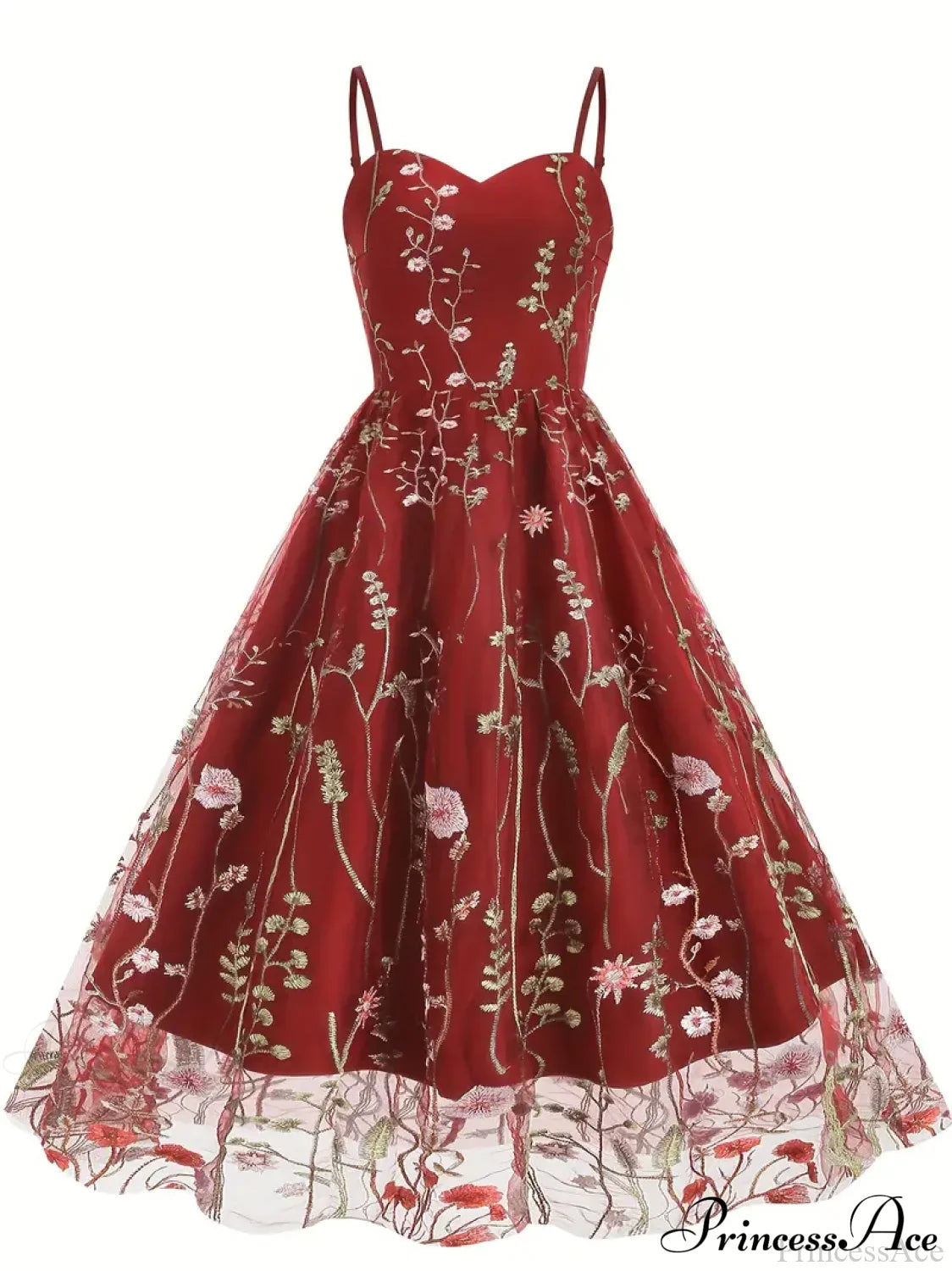 Party Mesh Flowered A Embroidery For Gown Line Summer M / Beige Black Floral Maxi Dress