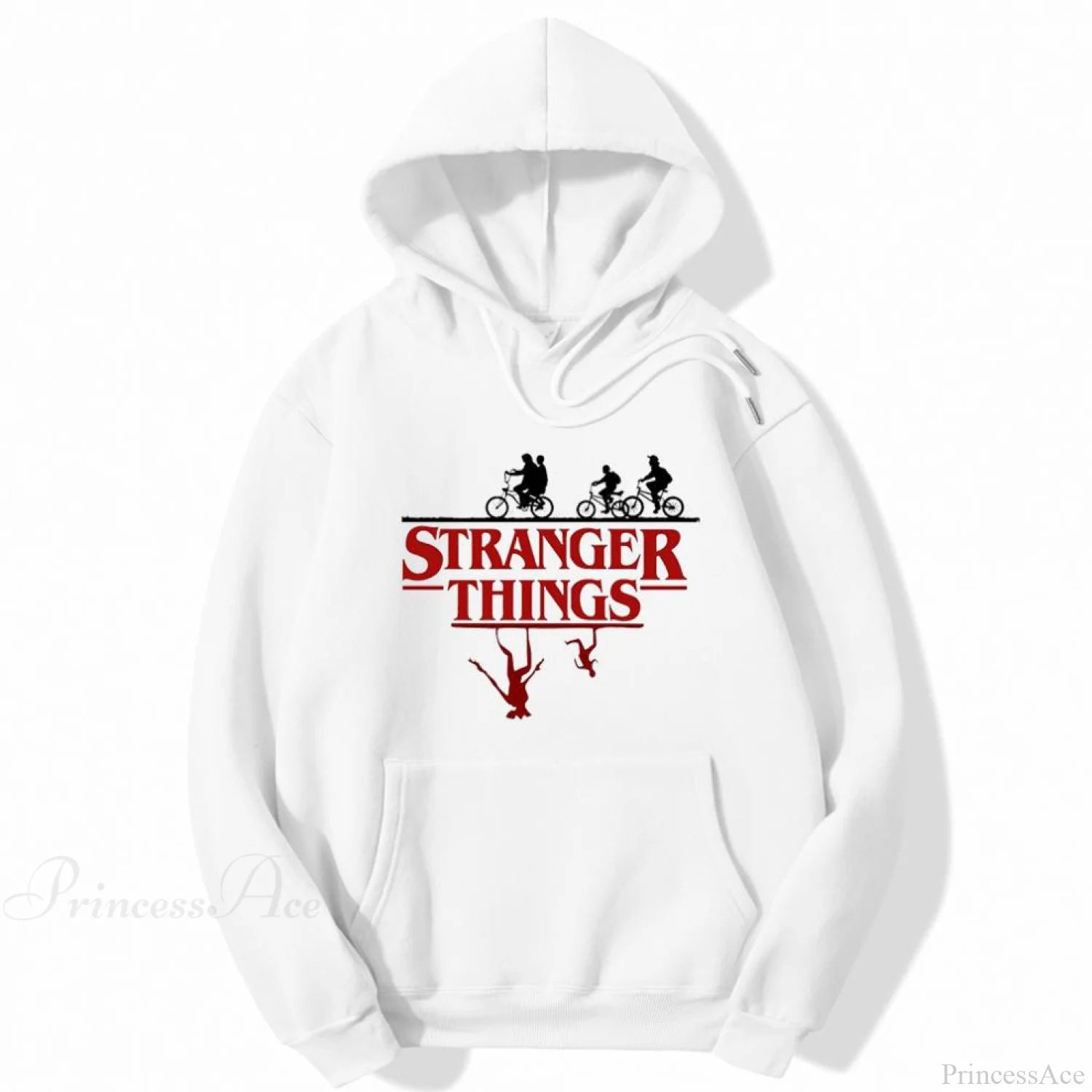 Stranger Things Anime Print Hoodies Sweatshirts & Hoodies-L