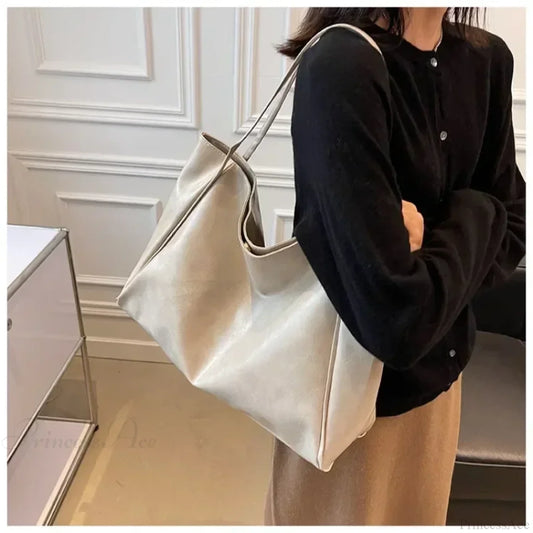 Trendy Bow Casual Shoulder Bag Creamy-white shoulder-250126