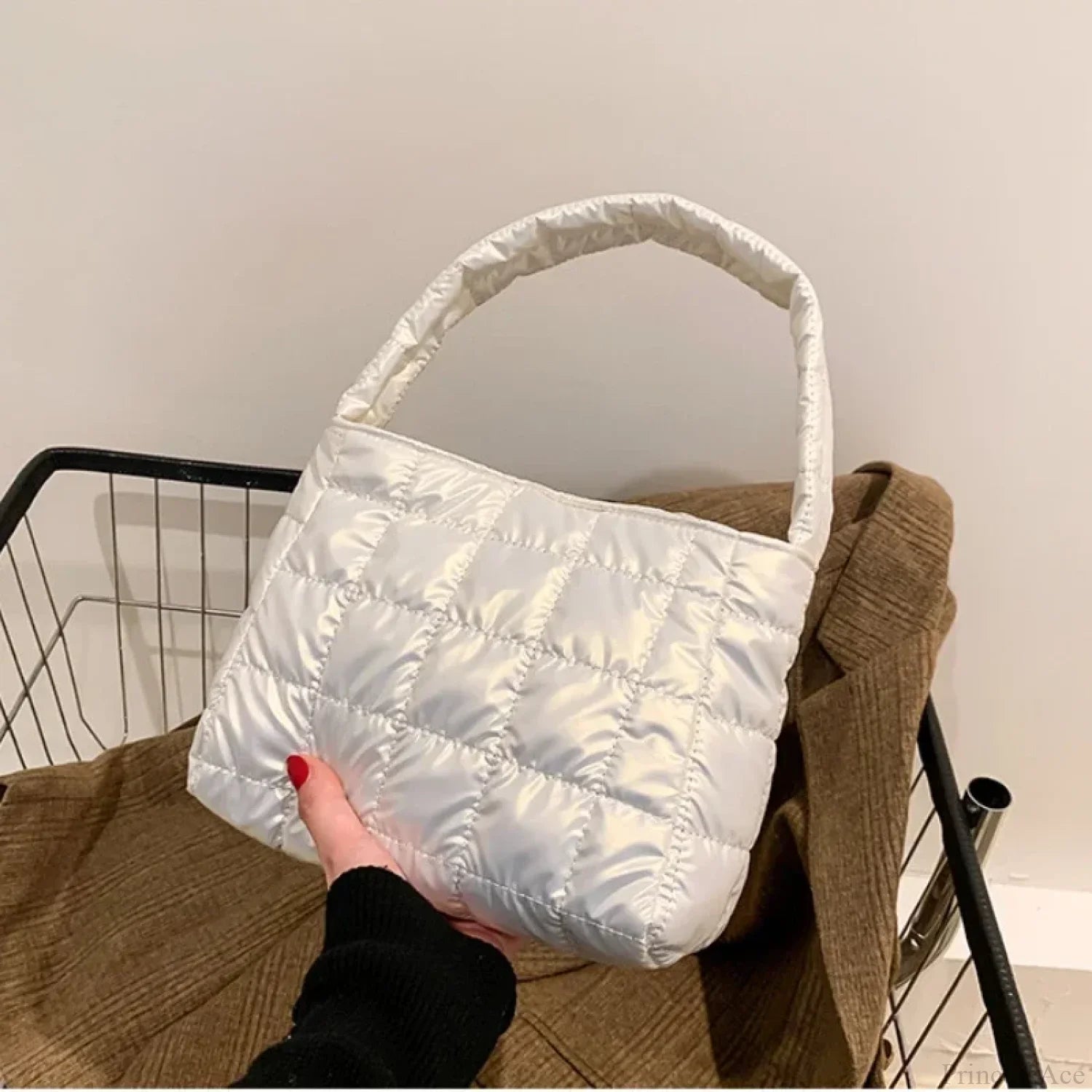 Winter Cotton Casual Tote Shoulder Handbag handbag-250126