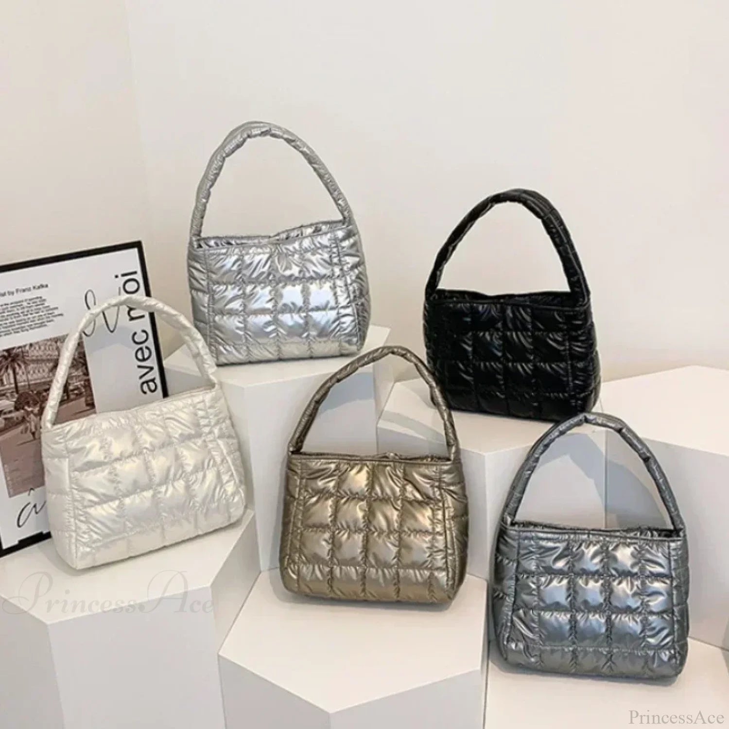 Winter Cotton Casual Tote Shoulder Handbag handbag-250126